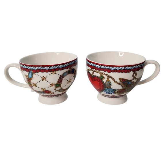 Brighton Jewels & Hearts 13 Oz Coffee Tea Cups Mugs Set Limited Edition 2024 - Picture 1 of 8